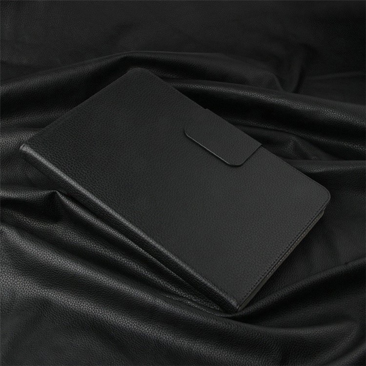 AJIUYU Wireless Touch Bluetooth Keyboard Leather Cover for Samsung Galaxy Tab S6 - Black-4