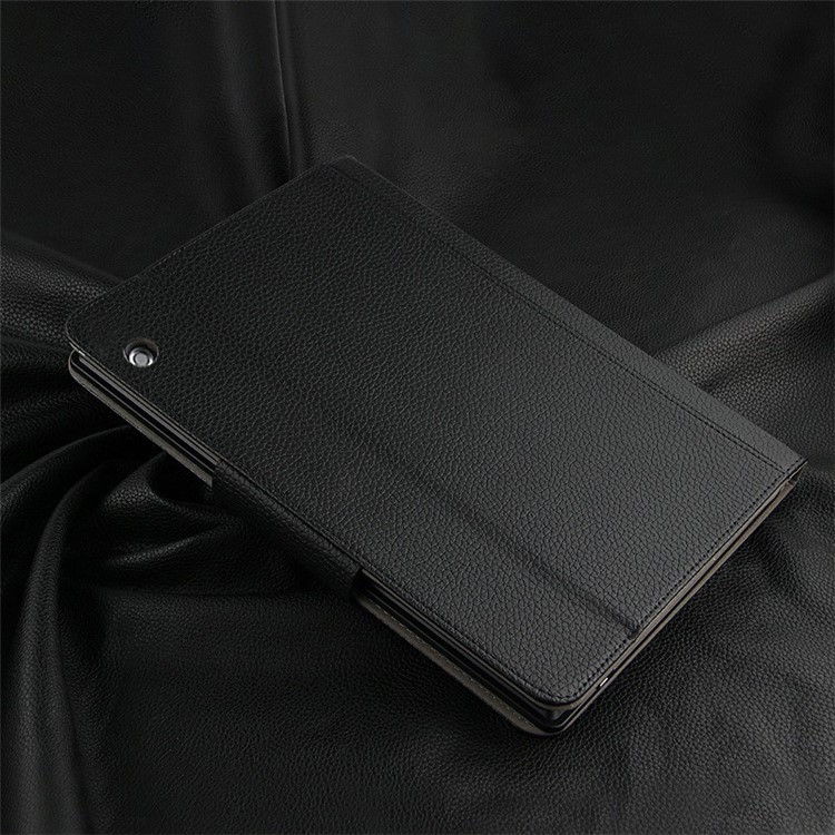 AJIUYU for Lenovo Tab M10 TB-X605F Wireless Touch Bluetooth Keyboard Leather Case - Black-8