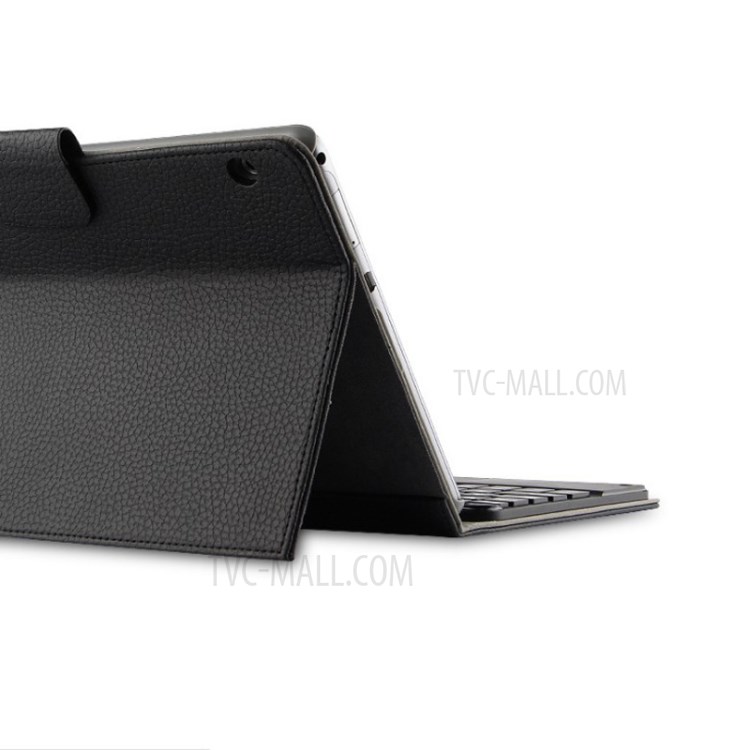 AJIUYU Wireless Touch Bluetooth Keyboard Leather Shell with Stand for Honor Play Tab 2 (9.6-inch)-5