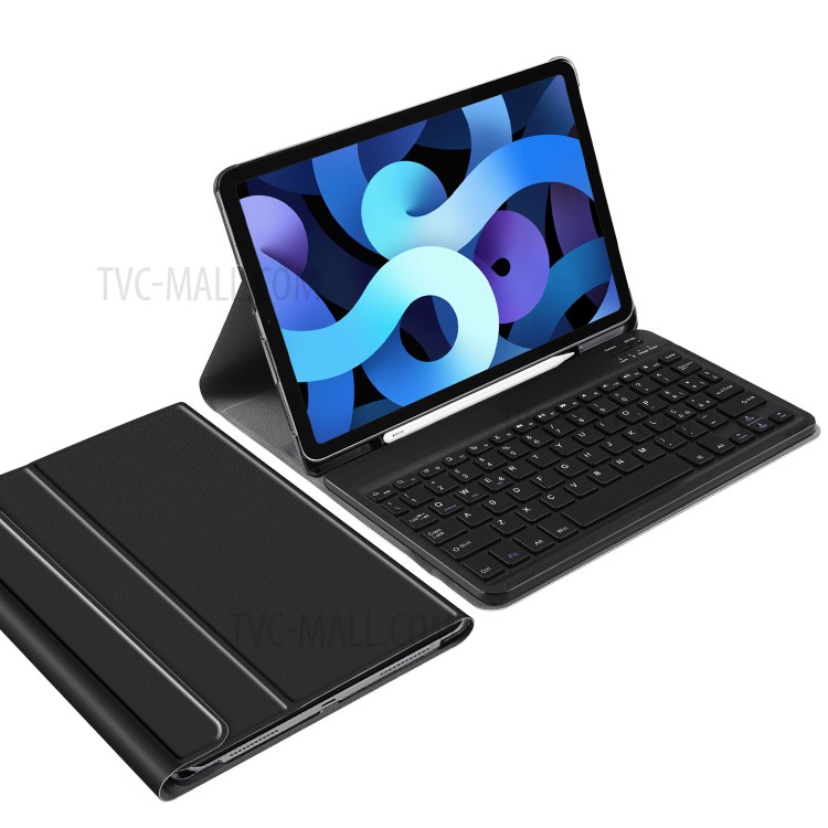 Bluetooth Keyboard Anti-impact PC Hard Shell with Pen Slot for iPad Air (2020)-2