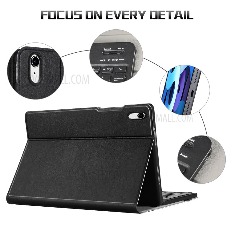 Bluetooth Keyboard Anti-impact PC Hard Shell with Pen Slot for iPad Air (2020)-9