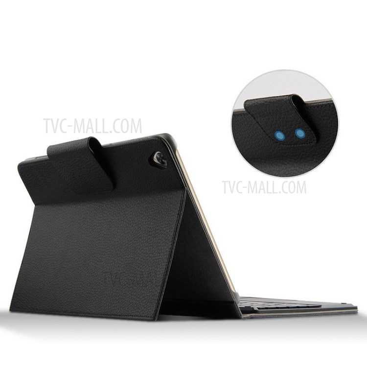 AJIUYU for Huawei MediaPad M6 10.8-inch Leather Case with Wireless Touch Pad Bluetooth Keyboard - Black-2