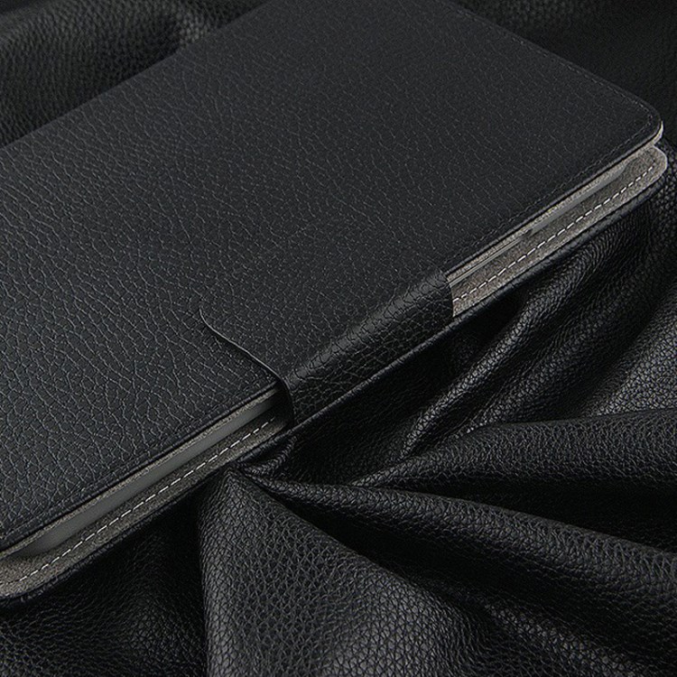 AJIUYU for Xiaomi Mi Pad 4 Plus 2-in-1 Wireless Touch Pad Bluetooth Keyboard Leather Case - Black-9