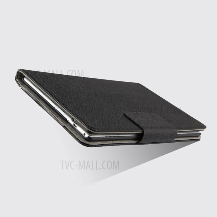 AJIUYU Bluetooth Keyboard Leather Protective Shell (Wireless Touch) for Lenovo XiaoXin TB-X804F - Black-11