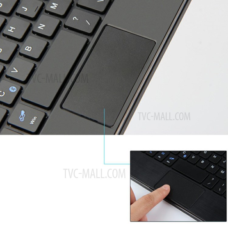 AJIUYU 2-in-1 Wireless Touch Pad Bluetooth Keyboard Leather Cover for Huawei Honor Pad 5 8.0-inch/Huawei MediaPad T5 8-inch-5