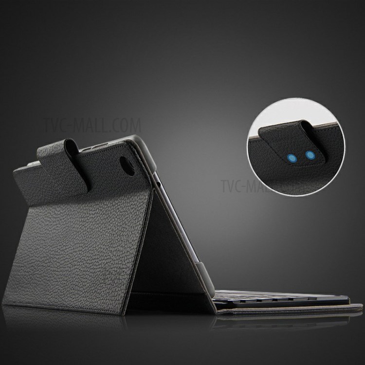 AJIUYU 2-in-1 Wireless Touch Pad Bluetooth Keyboard Leather Cover for Huawei Honor Pad 5 8.0-inch/Huawei MediaPad T5 8-inch-7