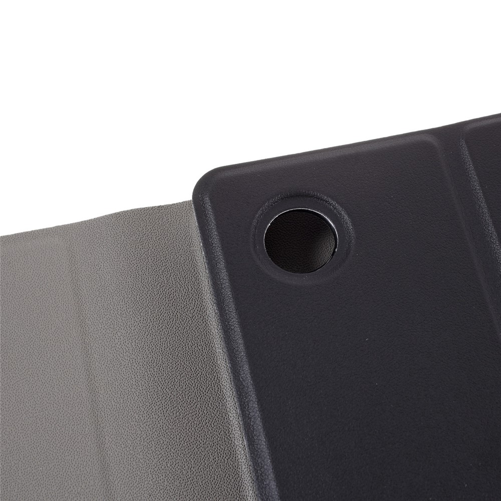 Bluetooth Keyboard Leather Stand Case for Lenovo Tab M10 Plus - Black-11