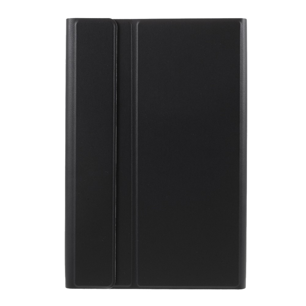 Bluetooth Keyboard Leather Stand Case for Lenovo Tab M10 Plus - Black-4
