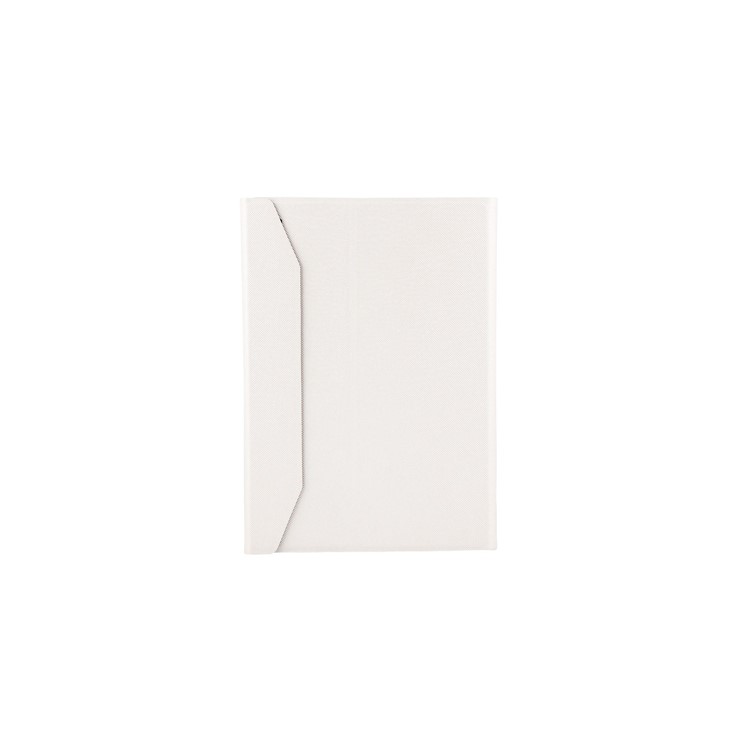 For iPad Pro 9.7 inch Wireless Bluetooth Keyboard Folio Leather Case Stand - White-2