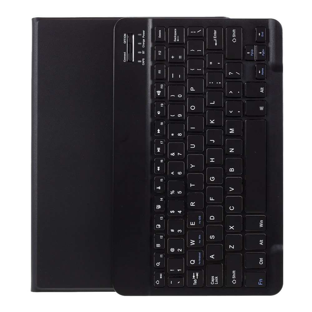 Shell De Couro De Couro Bluetooth Para Lenovo ChromeBook Duet 10.1 - Preto-1