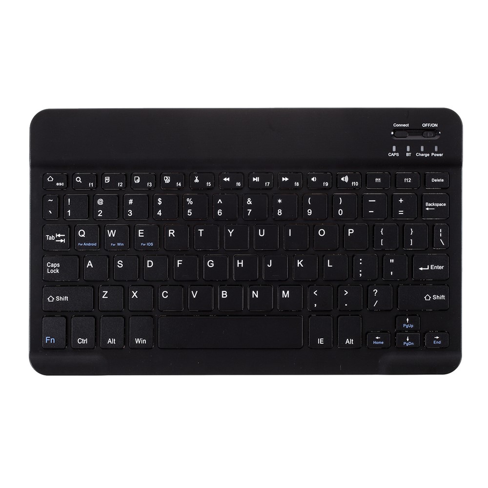 Shell De Couro De Couro Bluetooth Para Lenovo ChromeBook Duet 10.1 - Preto-12