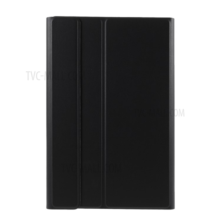Bluetooth Keyboard Leather Stand Case for Honor V6 - Black-4
