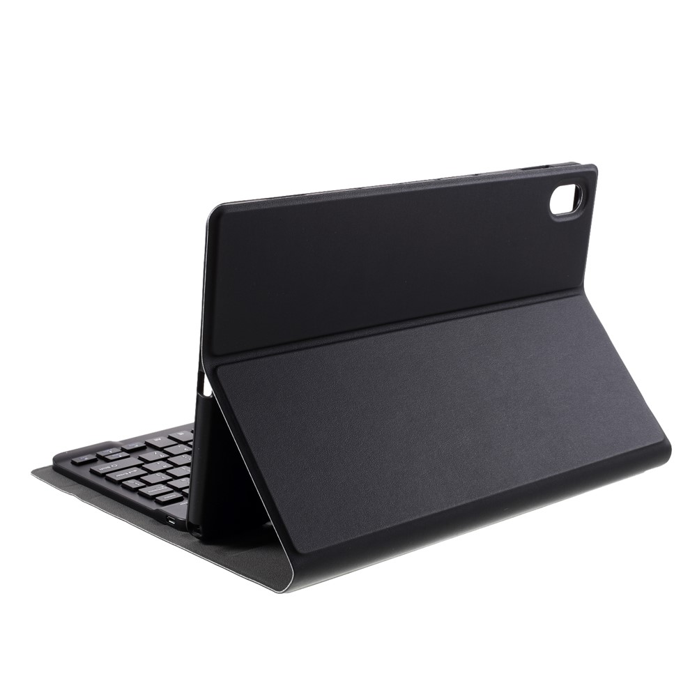 Bluetooth Keyboard Leather Stand Case Cover for Huawei MatePad 10.8 (2020)/MediaPad M6 10.8-inch - Black-9
