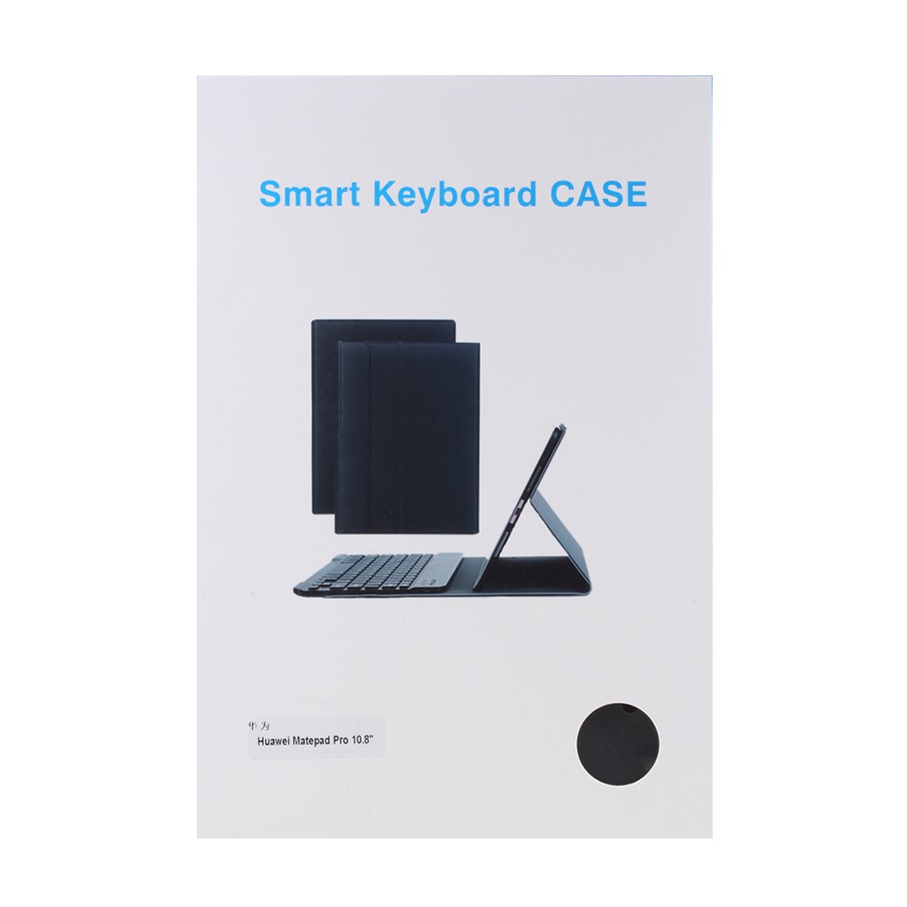 Bluetooth Keyboard Leather Stand Shell for Huawei MatePad Pro 10.8-inch - Black-13