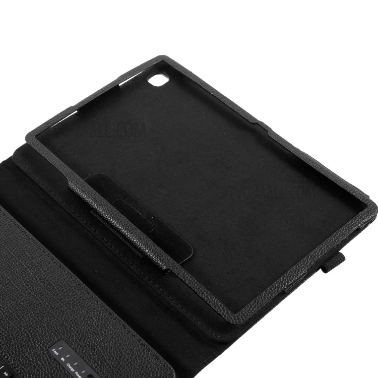 Bluetooth Keyboard Leather Stand Shell for Samsung Galaxy Tab A7 10.4 (2020) T500 T505 - Black-13