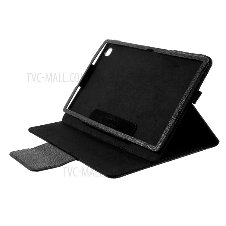 Bluetooth Keyboard Leather Stand Shell for Samsung Galaxy Tab A7 10.4 (2020) T500 T505 - Black-14
