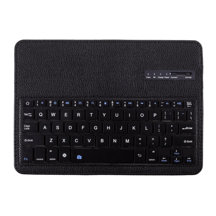 Bluetooth Keyboard Leather Stand Shell for Samsung Galaxy Tab A7 10.4 (2020) T500 T505 - Black-16