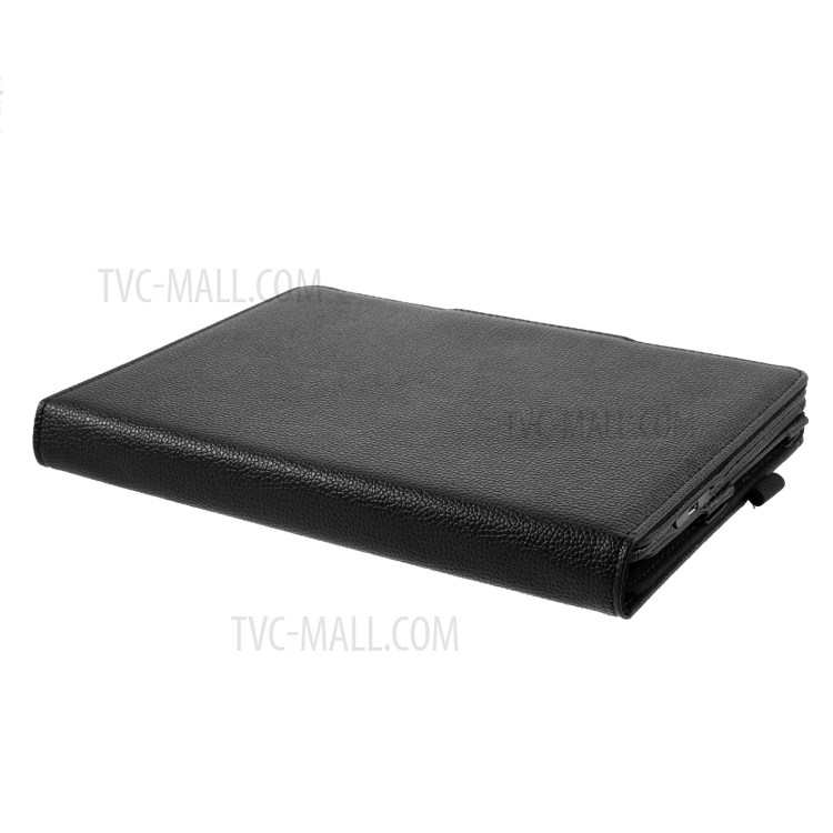 Bluetooth Keyboard Leather Stand Shell for Samsung Galaxy Tab A7 10.4 (2020) T500 T505 - Black-5