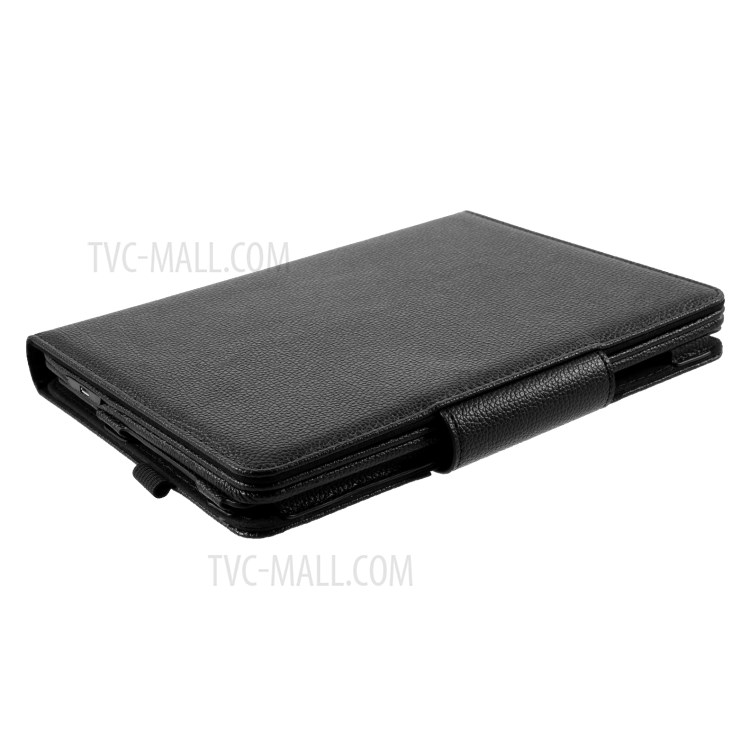 Bluetooth Keyboard Leather Stand Shell for Samsung Galaxy Tab A7 10.4 (2020) T500 T505 - Black-6