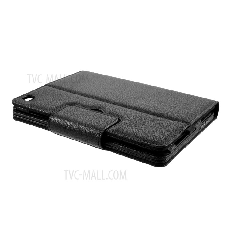 Bluetooth Keyboard Leather Stand Shell for Samsung Galaxy Tab A7 10.4 (2020) T500 T505 - Black-7