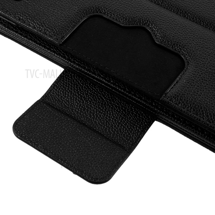 Bluetooth Keyboard Leather Stand Shell for Samsung Galaxy Tab A7 10.4 (2020) T500 T505 - Black-8