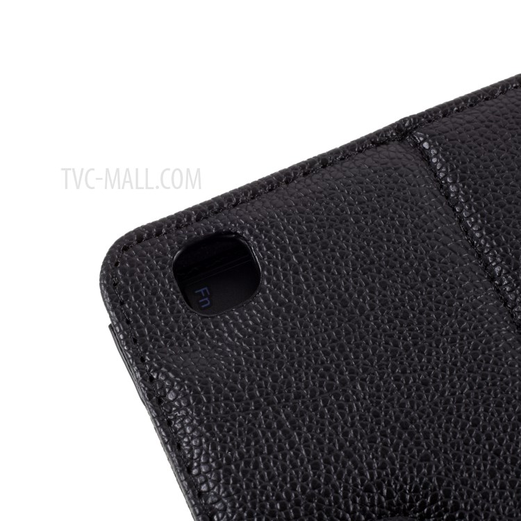 Bluetooth Keyboard Leather Stand Shell for Samsung Galaxy Tab A7 10.4 (2020) T500 T505 - Black-9