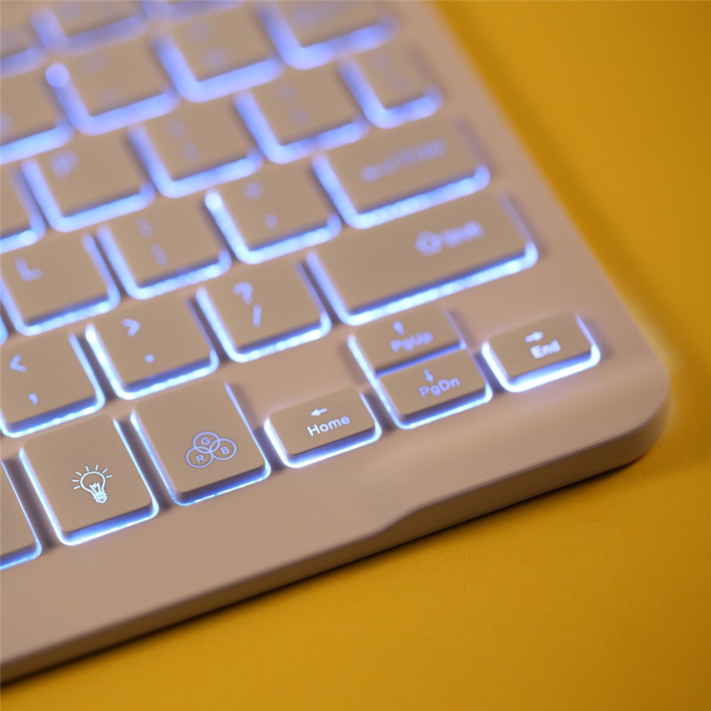 BLUETOOTH BLOETOOTH Coque De Support En Cuir Du Clavier Pour Lenovo Tab M10 HD GEN 2 X306F - Or-13
