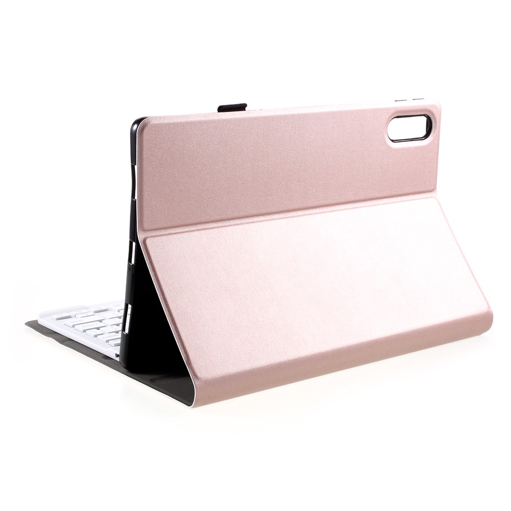BLUETOOTH BLOETOOTH BLACKER COOT DE SUPPORT DE SUPPORT POUR LENOVO XIAOXIN TAB PAD PRO XJ706F 11 Pouces - Or Rose-10