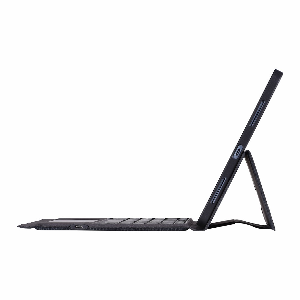 Integrated Bluetooth Keyboard Leather Case for iPad Air (2020)/iPad Pro 11-inch (2020)/(2018) - Black-4