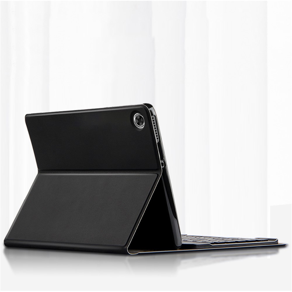 Ajiuyu 2-in-1 Wireless Bluetooth-Tastatur-Lederschale Für Lenovo-Tab M10 Plus-8