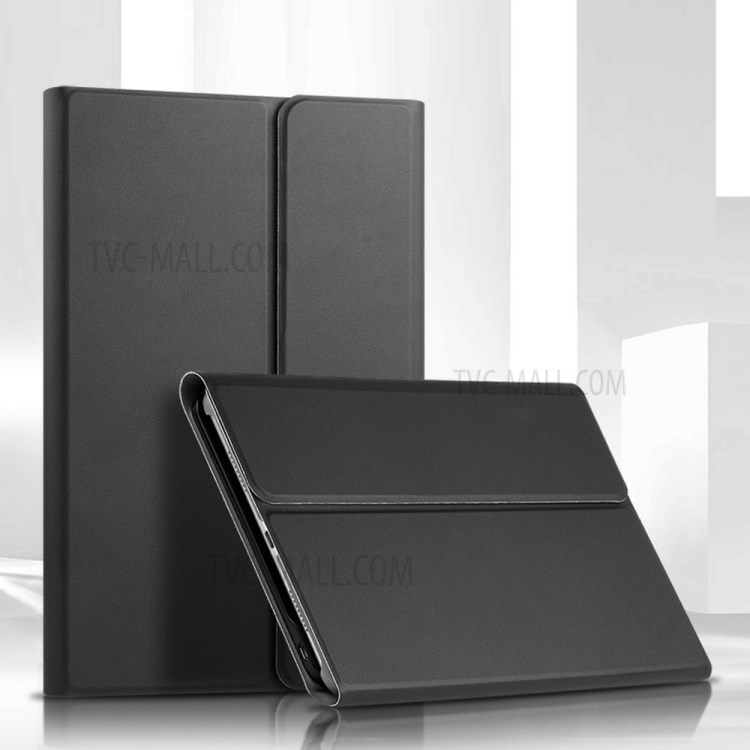 Ajiuyu Bluetooth-Tastatur-Ledertasche-Schutzhülle Mit Stand Für Huawei MatePad 10,4 Zoll (2020) - Schwarz-3