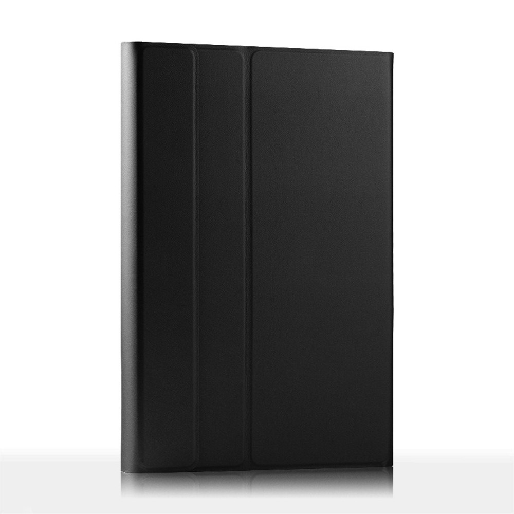 AJIUYU Leather Shell + Wireless Bluetooth Keyboard for iPad Air (2020) - Black-2