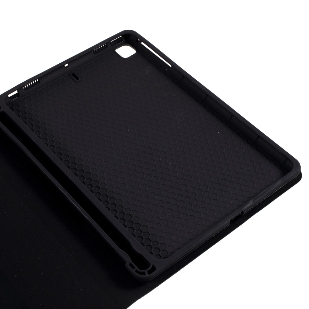 Skin Texture Leather Case+Bluetooth Keyboard with Backlit for iPad Mini 2/iPad Mini/iPad Mini 4/iPad Mini (2019) 7.9 inch - Black-10