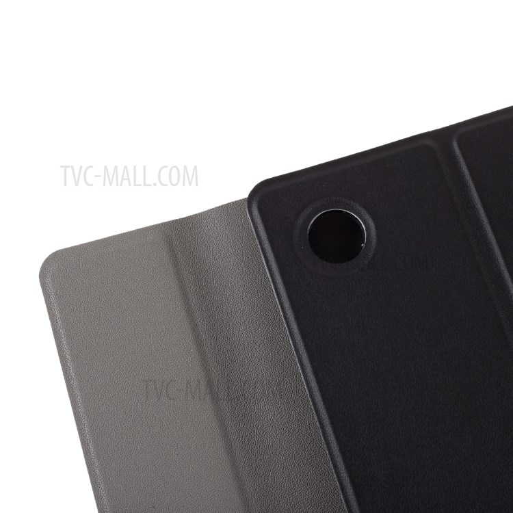 Wireless Bluetooth Touch Keyboard + Leather Protective Case Set for Lenovo Tab M10 Plus - Black-3