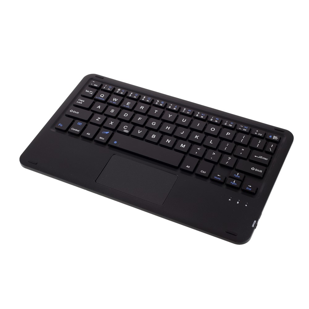 Teclado Táctil Inalámbrico Bluetooth + Caja Protectora De Cuero Para Lenovo Tab M10 Plus - Negro