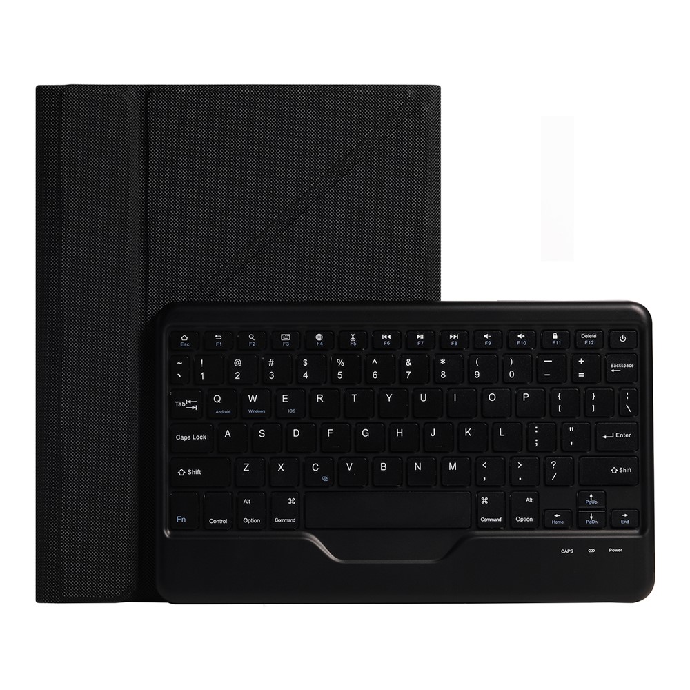 B011 Trid-fold Stand Bluetooth Keyboard Tablet Case Cover with Pen Slot for iPad Pro 11-inch (2021/2020/2018)/iPad Air (2020) - Black-10