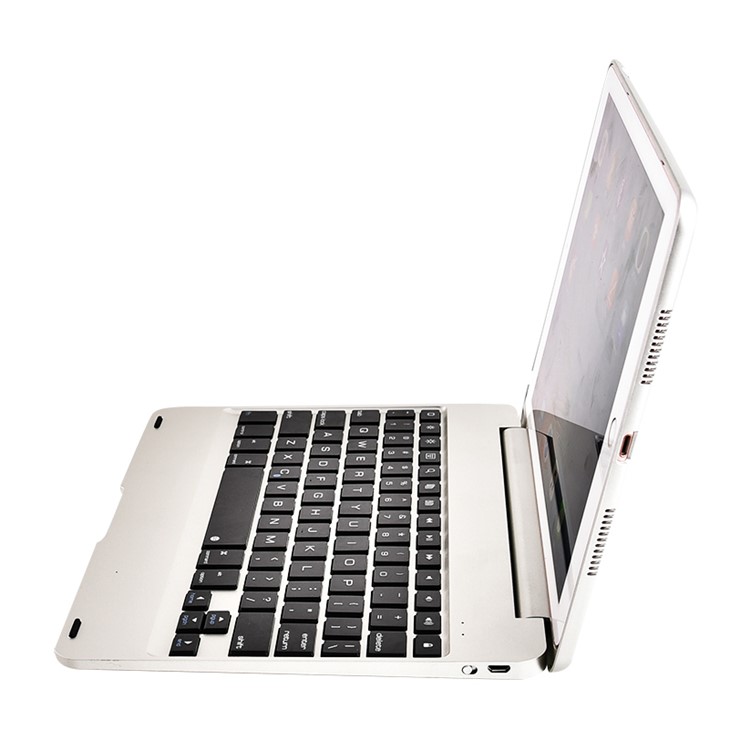 F19 Bluetooth 3.0 Keyboard Protection Cover for iPad Pro 9.7/Air 2 - Silver Color-3