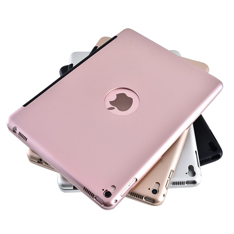 F19 Bluetooth 3.0 Keyboard Protection Cover for iPad Pro 9.7/Air 2 - Silver Color-4