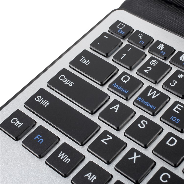 Detachable Bluetooth Wireless Keyboard Origami Foldable Stand Leather Cover for 9.7-10.1 inch Tablet-13