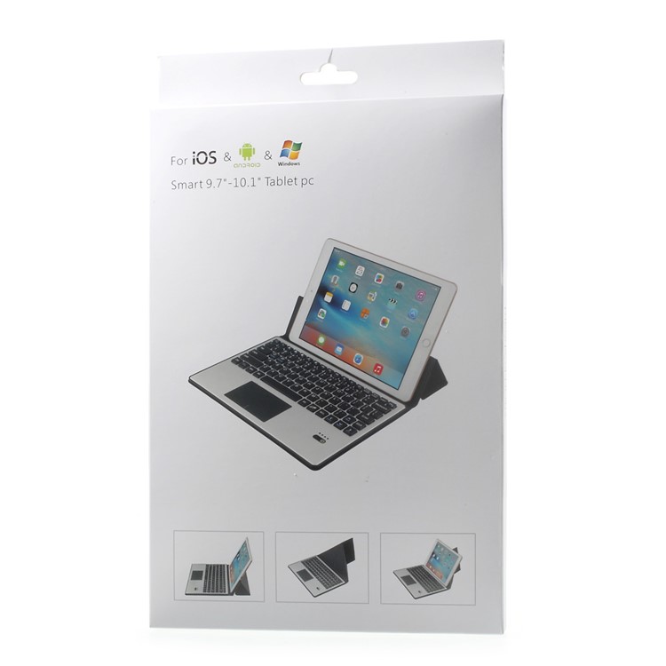 Detachable Bluetooth Wireless Keyboard Origami Foldable Stand Leather Cover for 9.7-10.1 inch Tablet-24