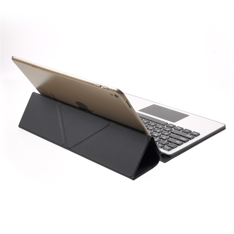 Detachable Bluetooth Wireless Keyboard Origami Foldable Stand Leather Cover for 9.7-10.1 inch Tablet-3