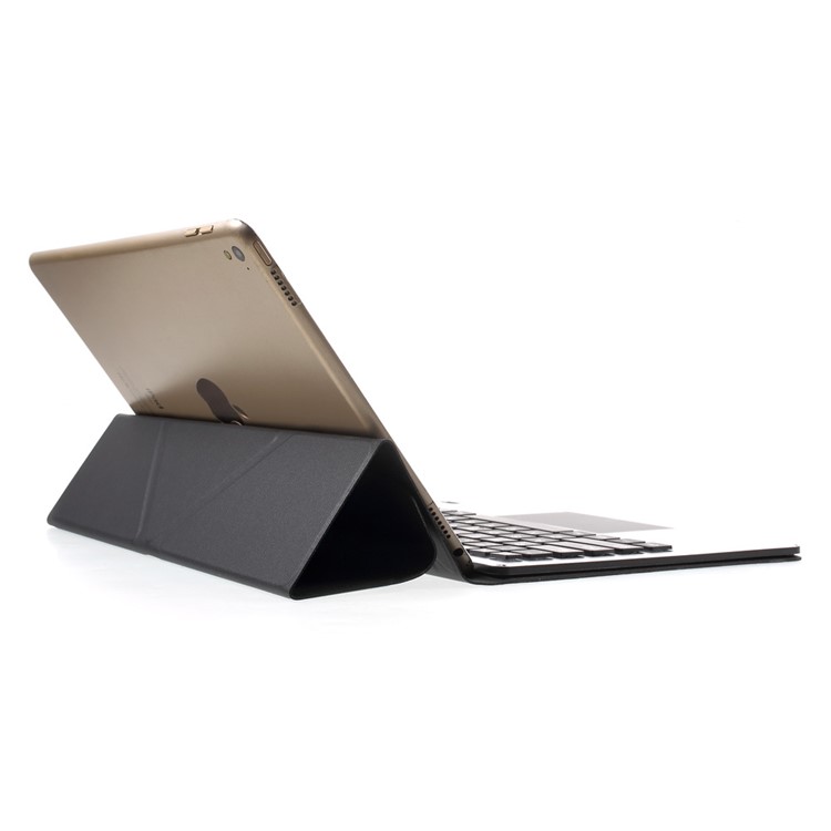 Detachable Bluetooth Wireless Keyboard Origami Foldable Stand Leather Cover for 9.7-10.1 inch Tablet-4