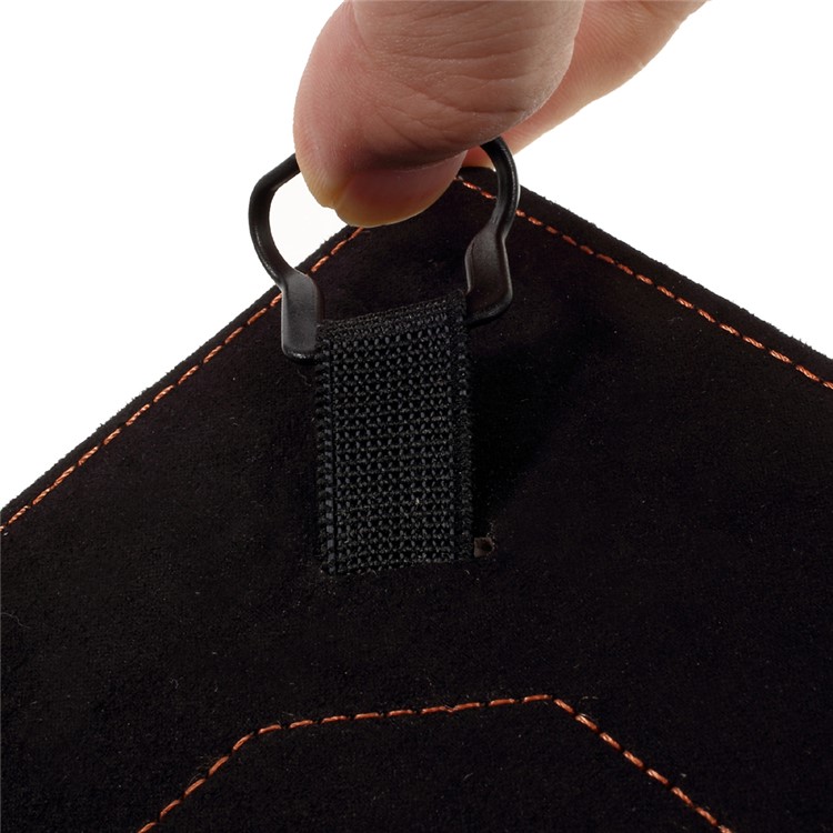 TH10-A Detachable Bluetooth Wireless Touchpad Keyboard Stand Leather Cover for 9-10.1 inch Tablet - Black-12