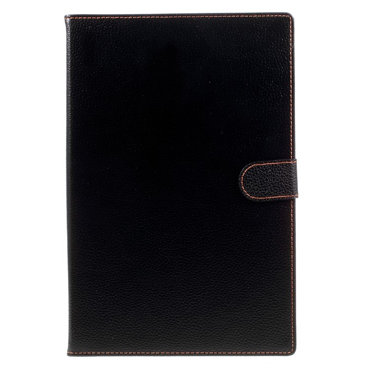 TH10-A Detachable Bluetooth Wireless Touchpad Keyboard Stand Leather Cover for 9-10.1 inch Tablet - Black-2
