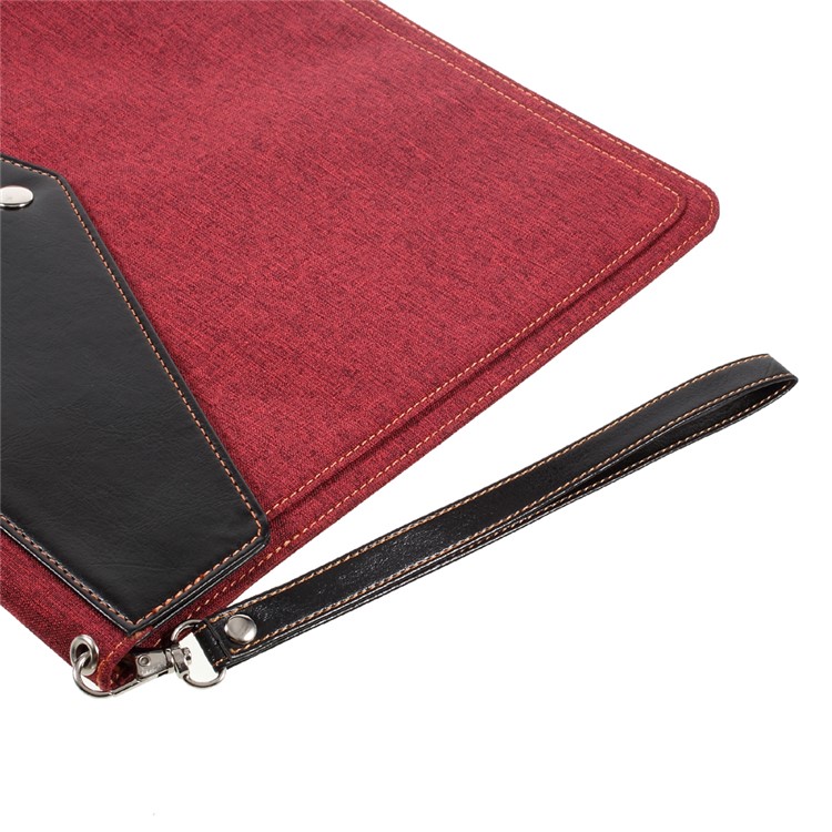 2088 Bluetooth 3.0 Keyboard + Tablet PC Pouch Case Kit with LED Indicator - Black / Red-18