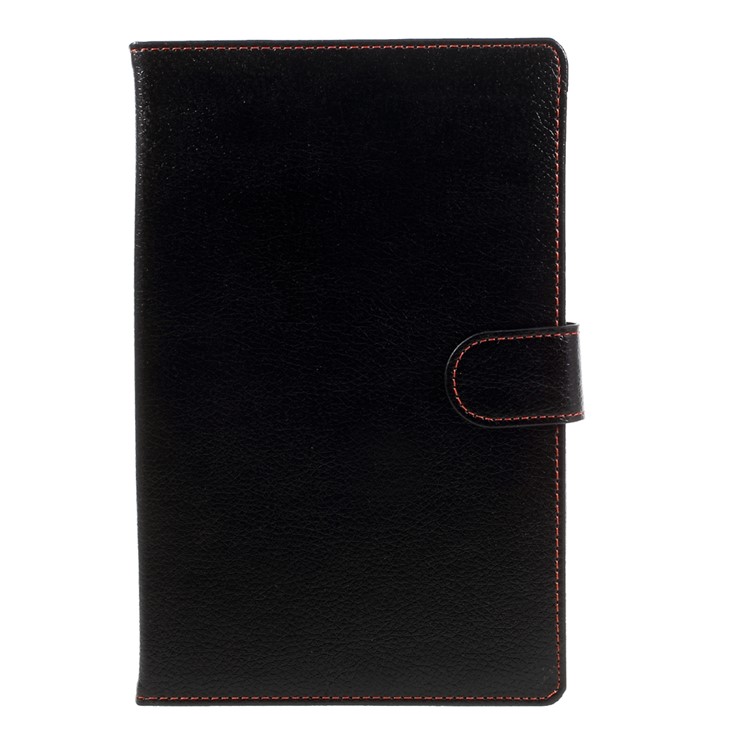Touchpad Bluetooth Keyboard Leather Stand Case for 7-8 inch Tablet PC - Black-2