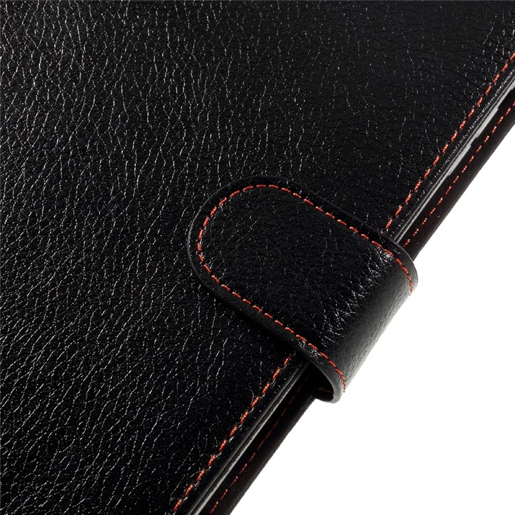 Touchpad Bluetooth Keyboard Leather Stand Case for 7-8 inch Tablet PC - Black-4