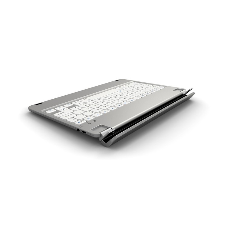 F17 Socket Type Bluetooth Keyboard for iPad Pro 9.7 inch / iPad Air 2 - Silver-4