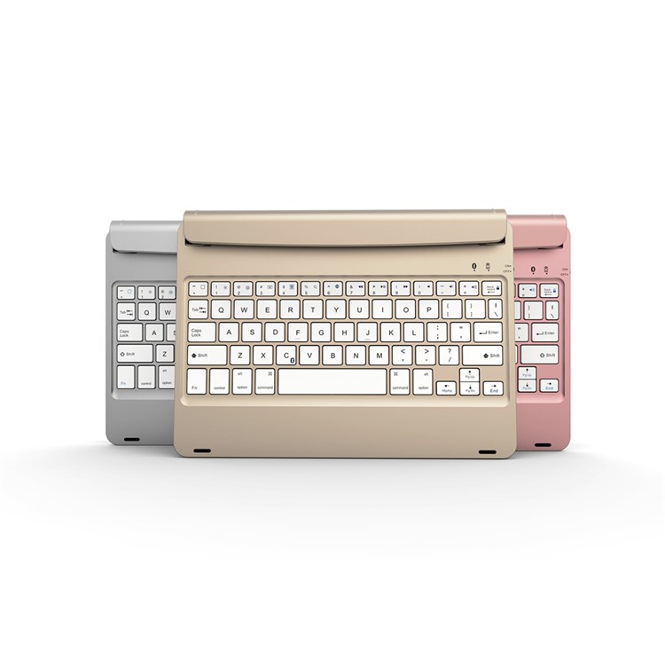 F17 Socket Type Bluetooth Keyboard for iPad Pro 9.7 inch / iPad Air 2 - Silver-5