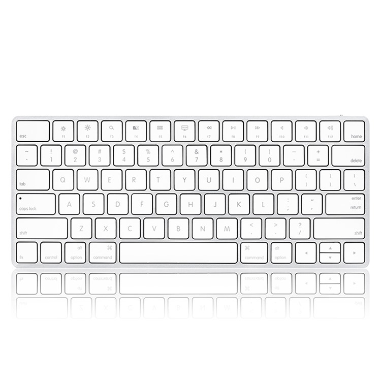 MOTOSPEED BK200 Ultra Thin Bluetooth 3.0 Keyboard for Windows/Android/iOS - White-2